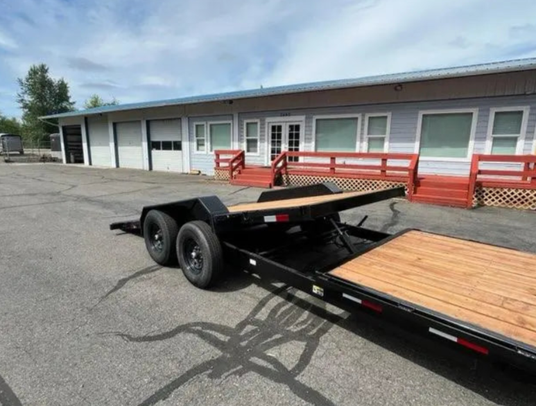 Interstate 7 X 22 Hydraulic Tilt 14K Trailer