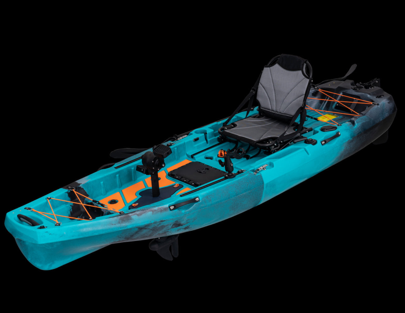 10ft Radar Modular Propeller Drive Pedal Fishing Kayak | 430lbs Capacity | 2 Piece