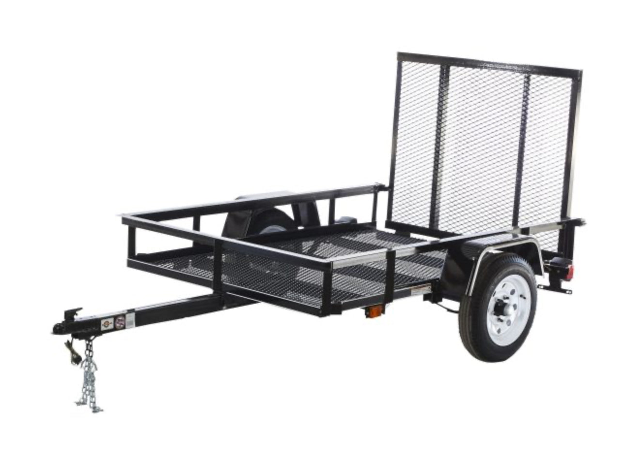 Carry-On Trailer 4-Ft X 7-Ft Steel Mesh Utility Trailer
