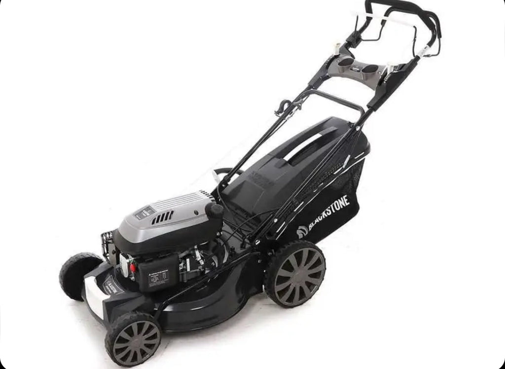 Blackstone SP530 Deluxe self-propelled lawnmower: collection, mulching, side discharge, rear discharge