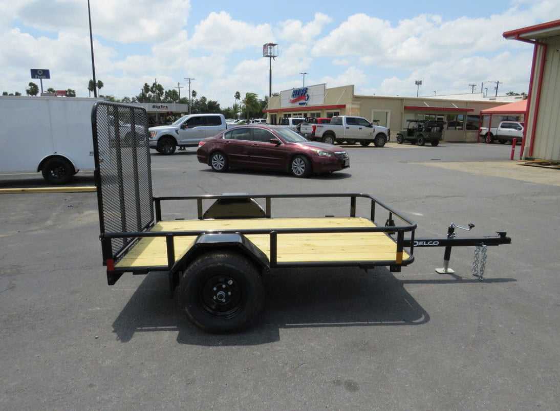 2026 Delco Trailers 5X8 Utility Trailer W/ Ramp Gate