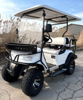 48V Electric Golf Cart – eMACHINE Lifted Model in White